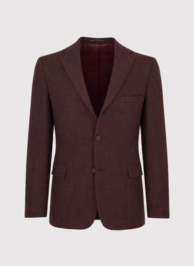 Bordowa marynarka męska