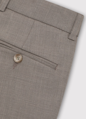 Jasnobrązowe spodnie ganiturowe