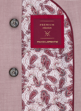 Różowa marynarka garniturowa P22SP-3G-003-W-S