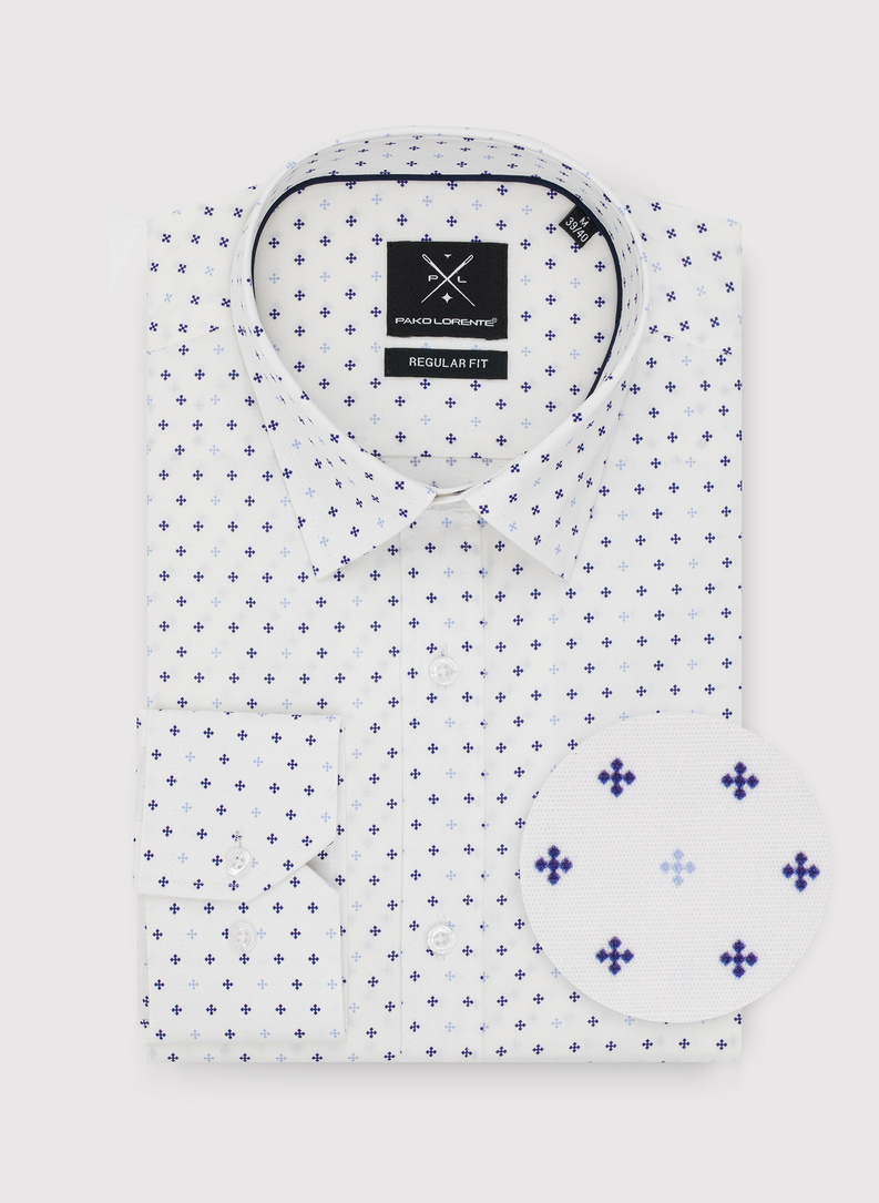 Koszula męska w mikrowzór