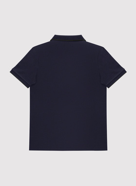 T-shirt polo granatowy