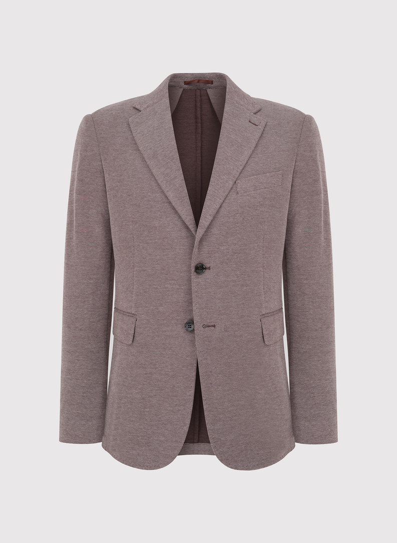 Dzianinowa marynarka w kolorze brązowym