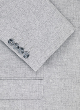 Jasnoszary garnitur męski