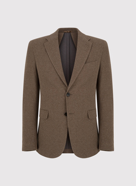 Brązowa marynarka z dzianiny