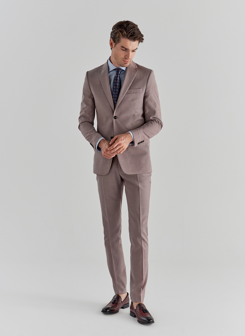 Różowa marynarka garniturowa P22SP-3G-003-W-S