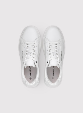Sneakersy męskie w białym kolorze
