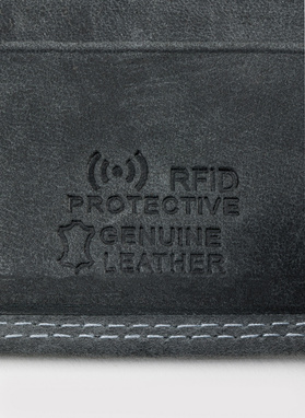 Mały portfel męski w kolorze szarym