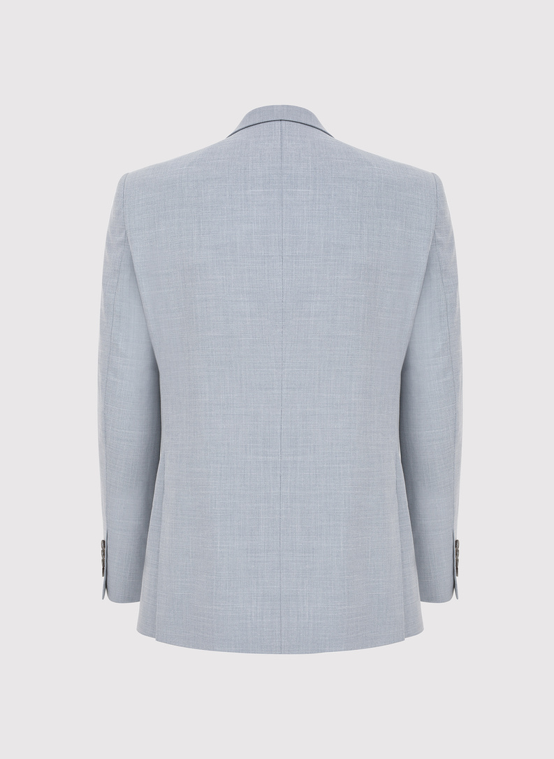 Szara marynarka garniturowa