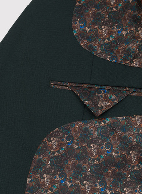 Elegancki zielony garnitur męski 