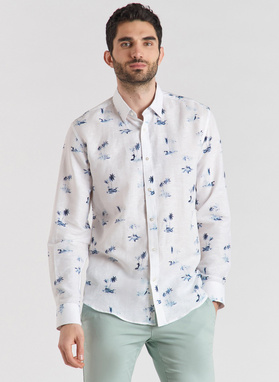 Koszula męska P21SF-1X-122-B