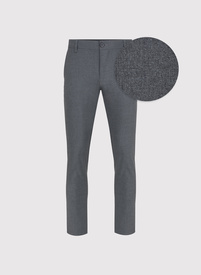 Gładkie szare spodnie