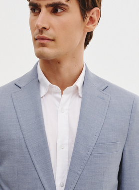 Niebieska marynarka męska