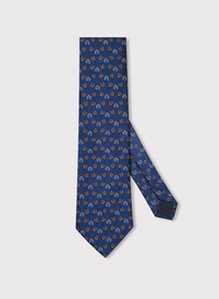 Krawat męski w mikrowzór