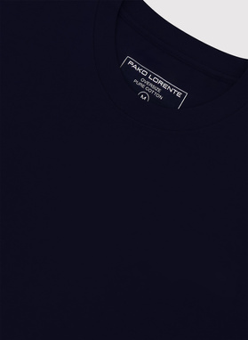 Granatowy t-shirt oversize