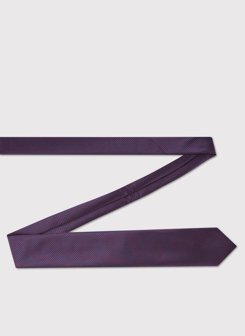 Krawat męski w bordowy wzór