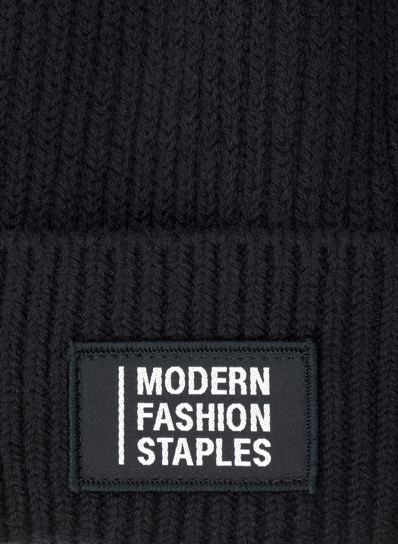 Czarna czapka M21WF-CX-003-C