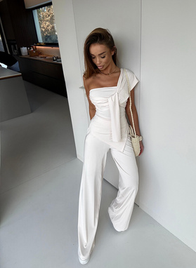 Komplet damski ALMERIA w kolorze ecru