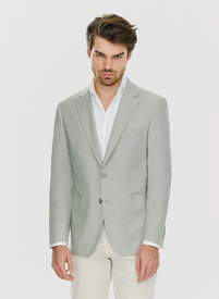 Zielona marynarka męska bez podszewki