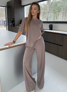 Komplet damski SARA mokka