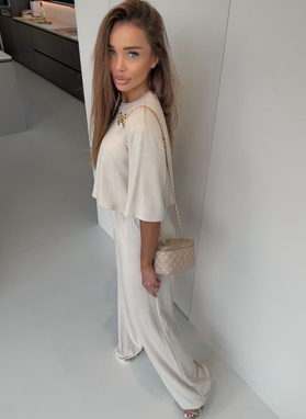 Komplet damski PAKO ecru