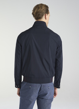 Granatowa krótka kurtka męska