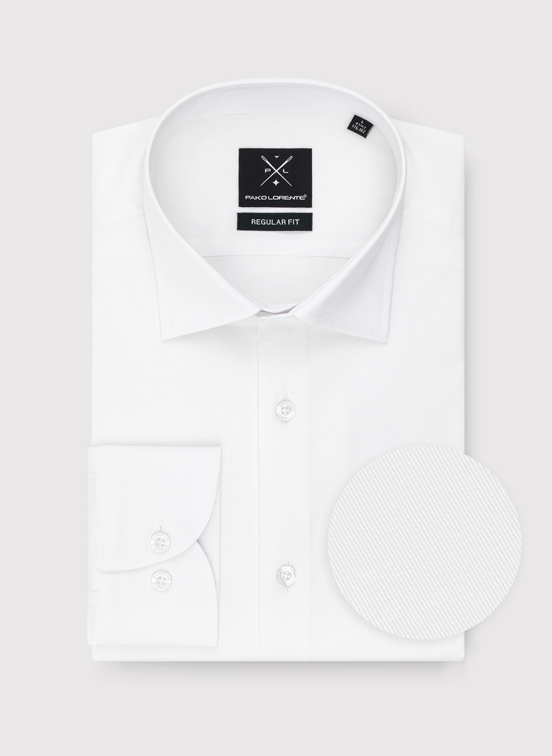 Biała koszula męska