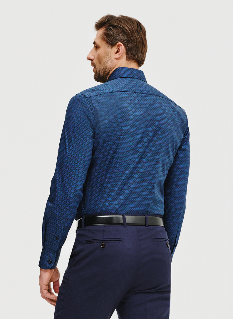 Koszula męska mikrowzór