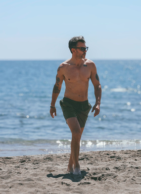 Zielone szorty kąpielowe męskie