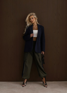 Marynarka UPTOWN REBEL BLAZER granatowa