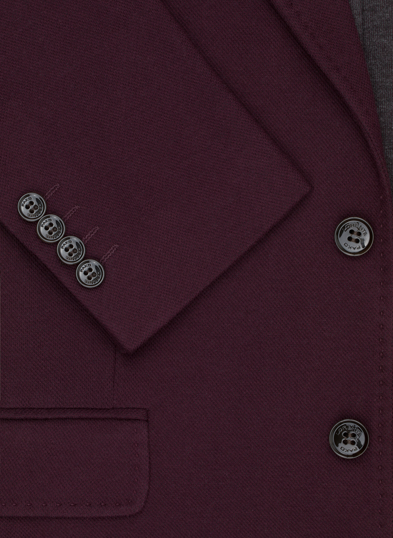 Dzianinowa marynarka w kolorze bordowym