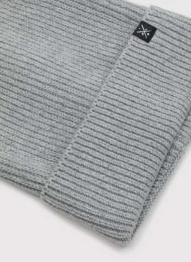 Bawełniana czapka w kolorze szarym