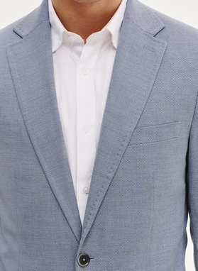 Niebieska marynarka męska