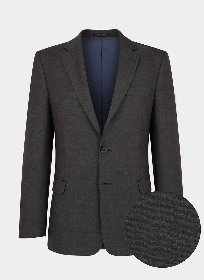 Brązowa marynarka garniturowa P21WP-3G-092-A