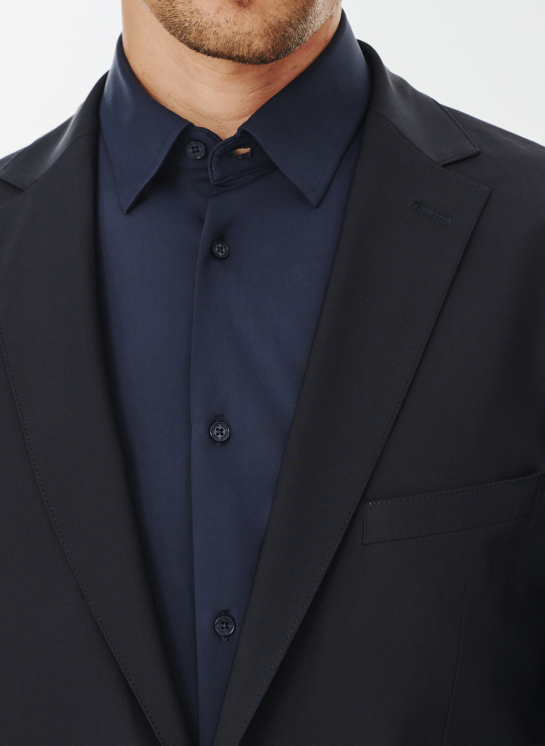 Marynarka garniturowa w kolorze granatowym