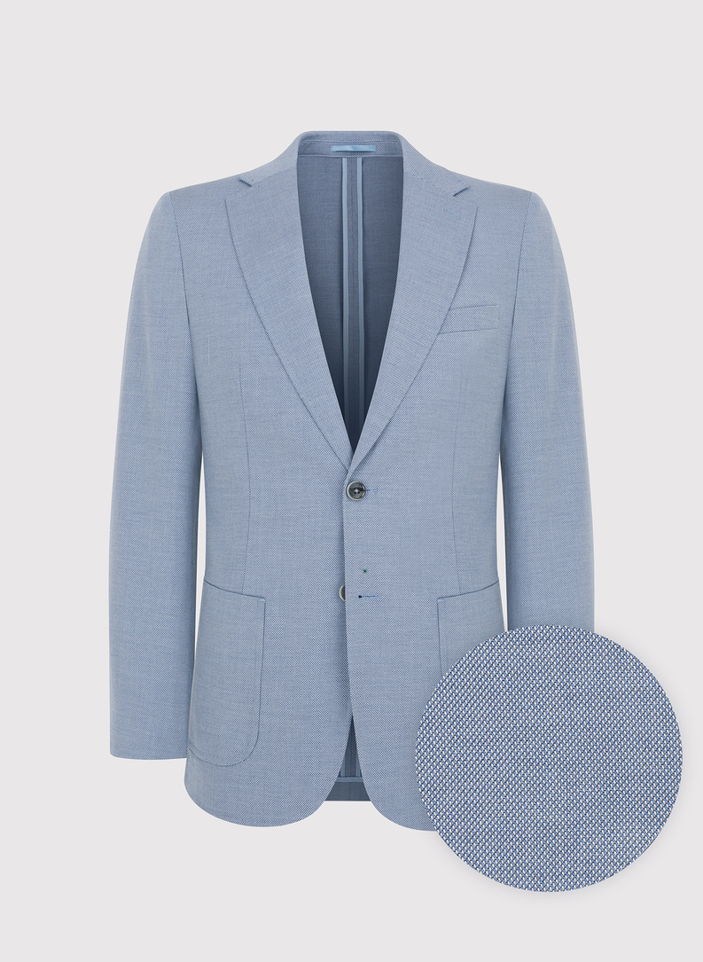 Niebieska marynarka męska