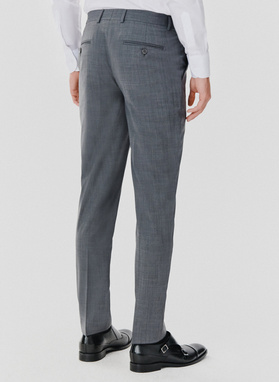 Spodnie garniturowe w kolorze szarym