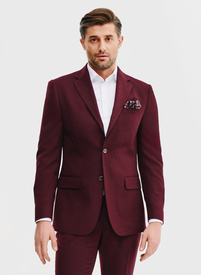 Marynarka garniturowa w kolorze bordowym