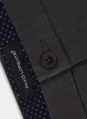 Szare spodnie męskie SILVIO  PPLM9-WX-203-S