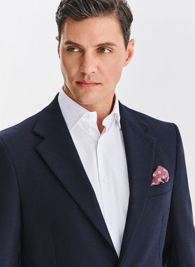 Wełniana marynarka w kolorze granatowym