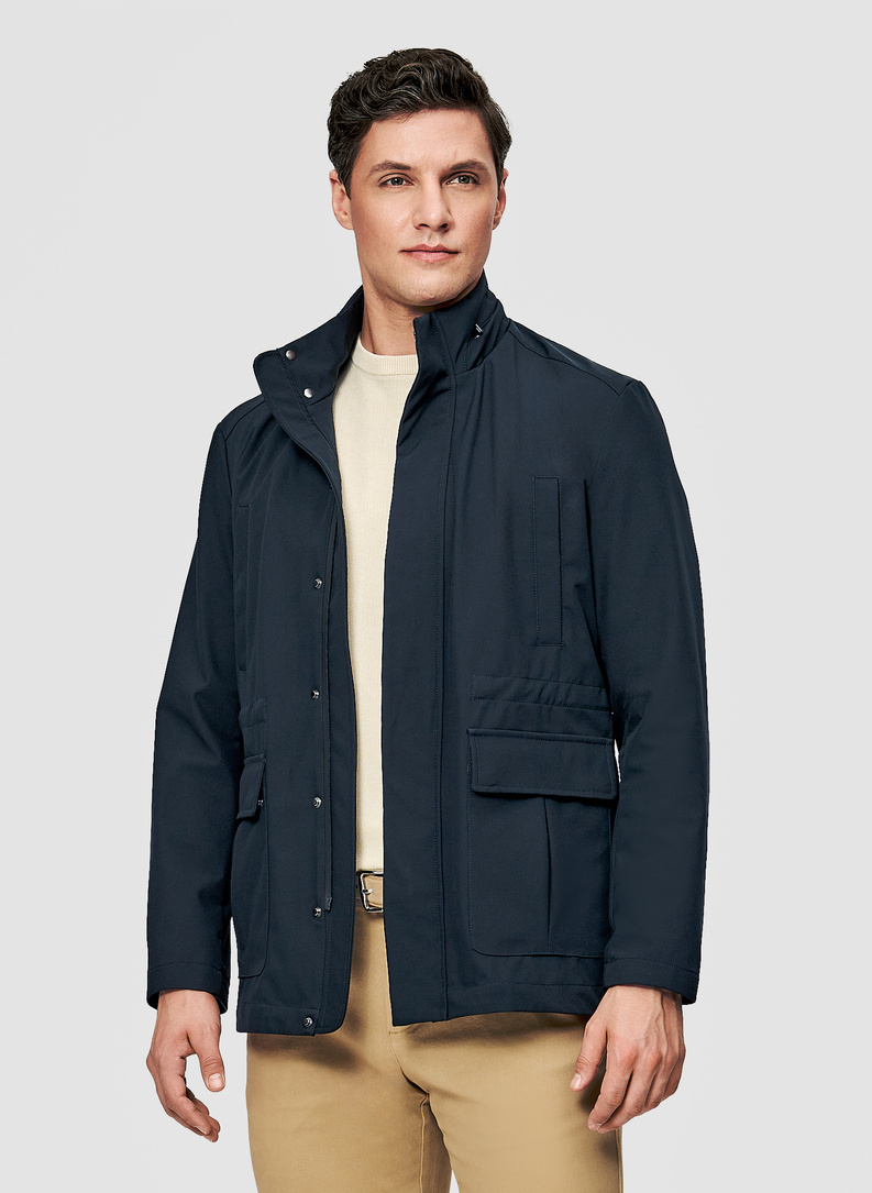 Ciemnogranatowa kurtka męska