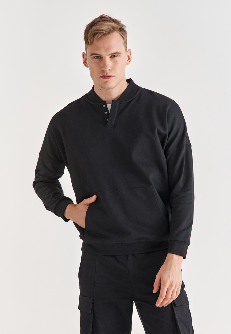 CZARNA BLUZA M21WF-2B-002-C