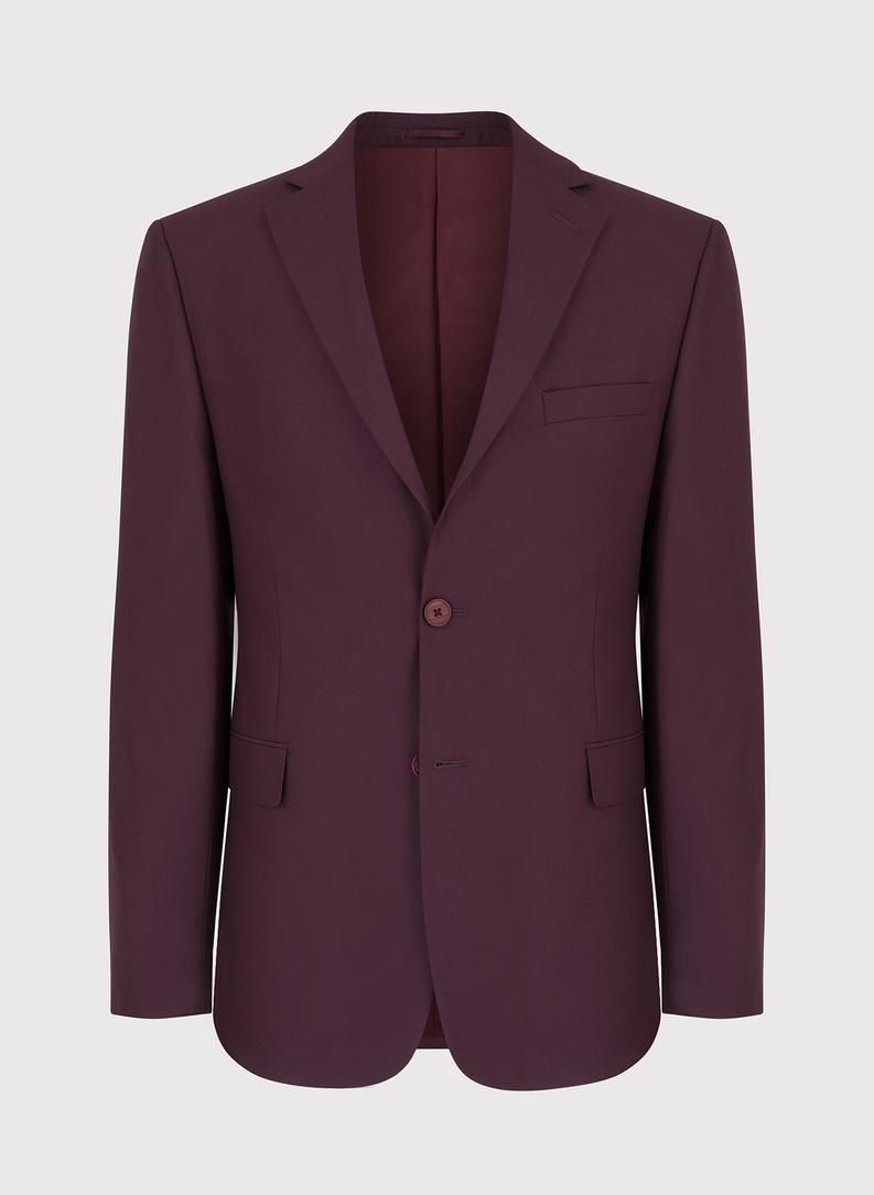 Bordowa marynarka garniturowa P22SF-3G-016-D-S