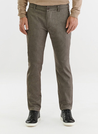 Brązowe casualowe spodnie męskie