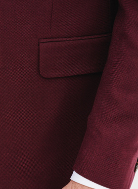Marynarka garniturowa w kolorze bordowym