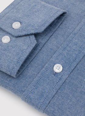 Koszula męska z kołnierzem na guziki