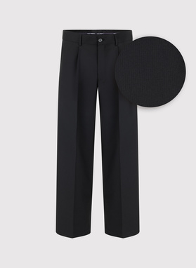 Czarne spodnie garniturowe oversize
