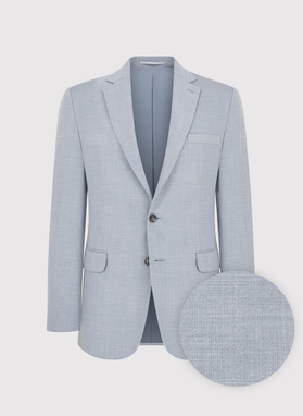 Szara marynarka garniturowa