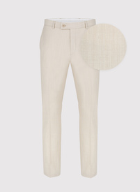 Beżowe spodnie garniturowe