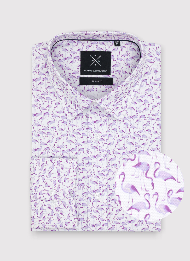 Koszula męska z zwierzęcym wzorem