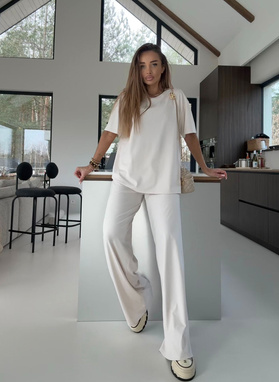 Komplet damski SARA ecru